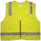Ergodyne Lime L/XL Hi-Vis FR Surveyor Vest - Class 2, NFPA 70E, Mesh 8262FRZ - alternate 2